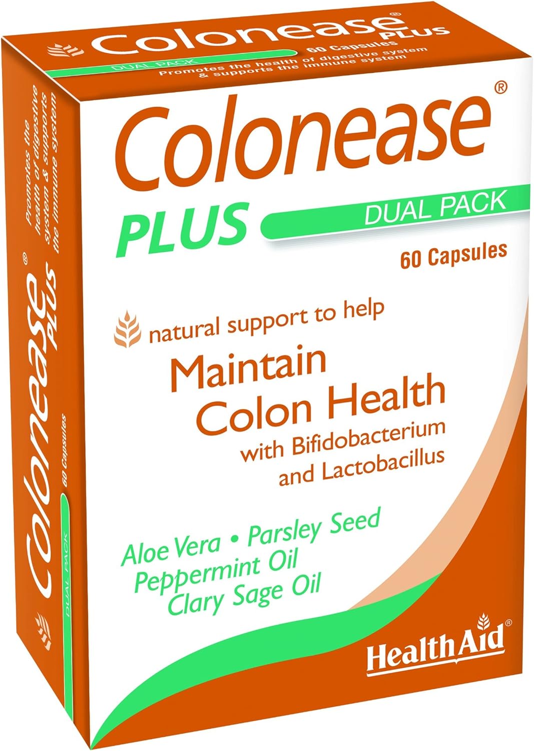 HealthAid Colonease®Plus - Pack of 60 Capsules : Amazon.co.uk: Health & Personal Care
