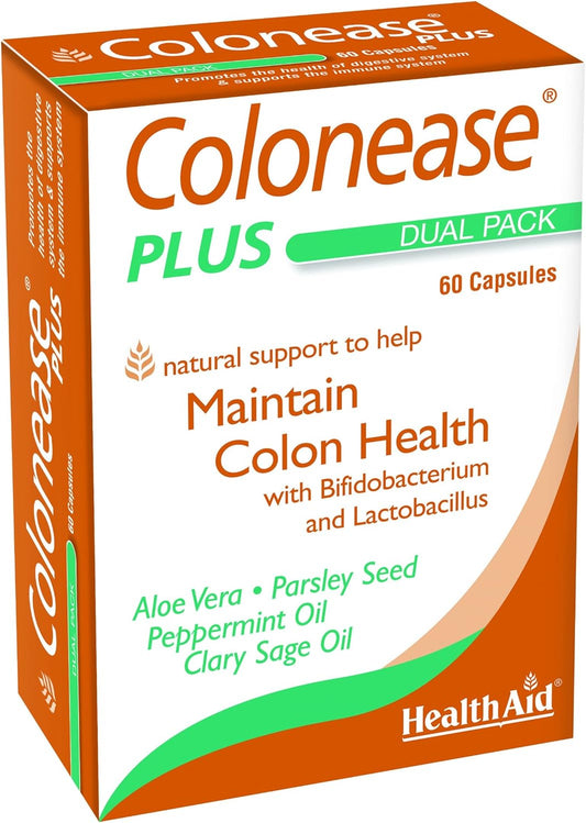 HealthAid Colonease®Plus - Pack of 60 Capsules : Amazon.co.uk: Health & Personal Care
