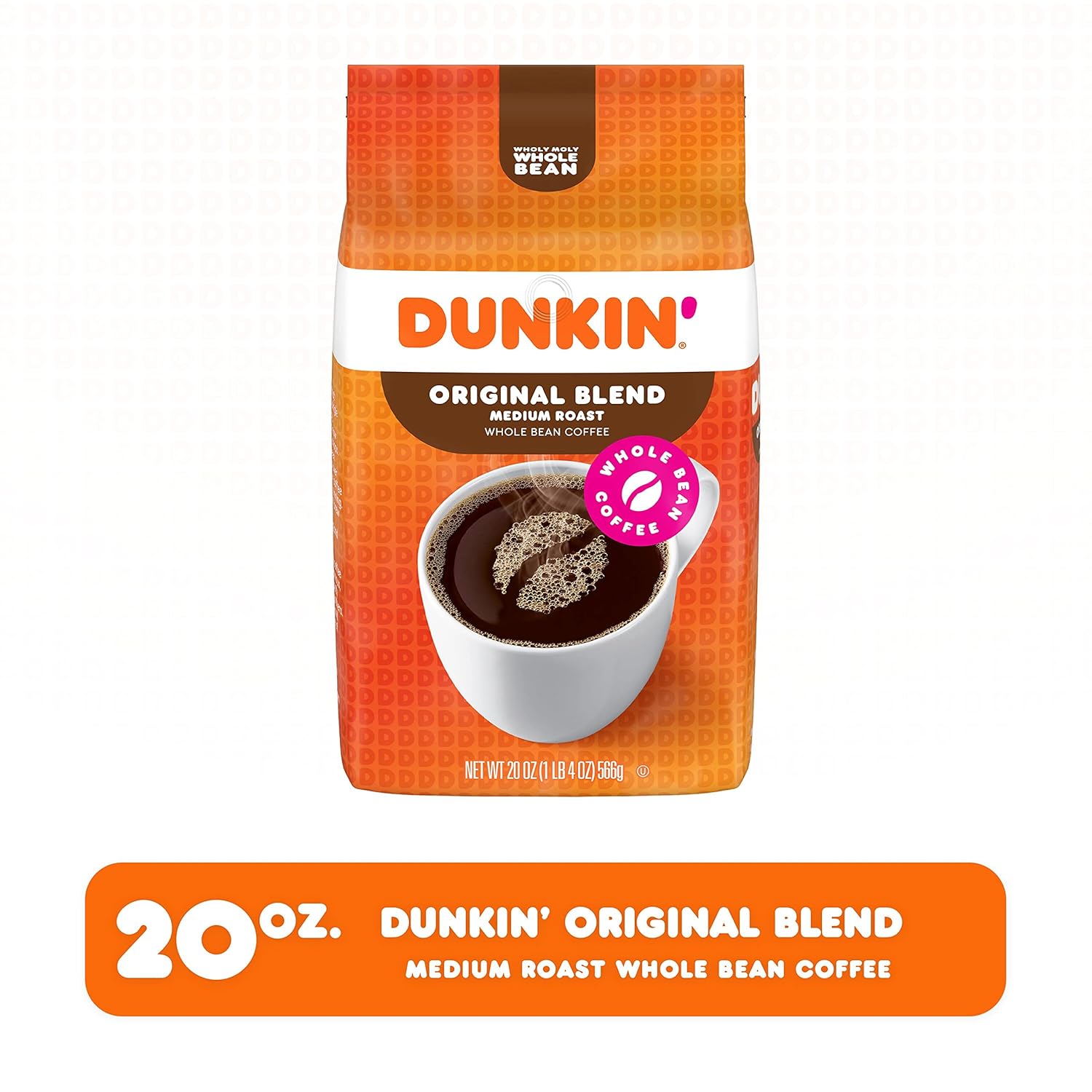 Dunkin' Original Blend Medium Roast Whole Bean Coffee