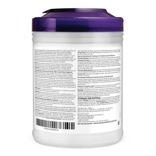 Super Sani-Cloth Germicidal Disposable Wipe - Fast 2-Minute Contact Time, Great For High-Touch Surfaces And Devices - Large Canister, 6 In. X 6.75 In., 160 Wipes, 3 Packs, 480 Total