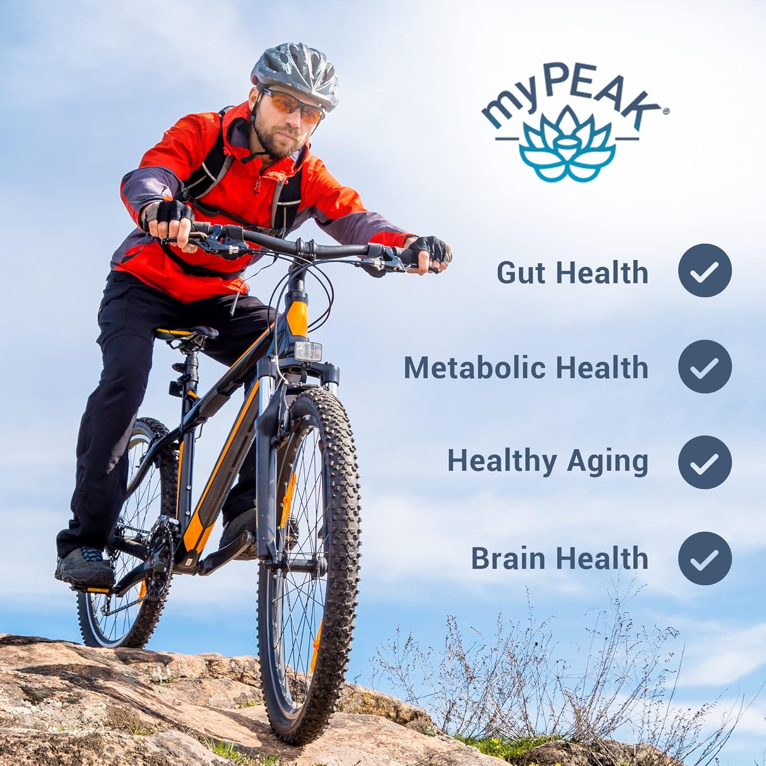 Mypeak Wellness Award-Winning Vegan Multivitamin With Elevatp Ancient Peat Extract, Natural Astaxanthin, Iron, Resveratrol And Alpha Gpc, Immunity Booster, All-In-One For Men And Women, 90 Count : Health & Household