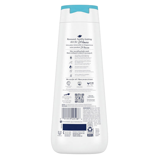 Dove Body Wash Gentle Exfoliating With Sea Minerals 4 Count Instantly Reveals Visibly Smoother Skin Cleanser That Effectively Washes Away Bacteria While Nourishing Your Skin 20 Oz