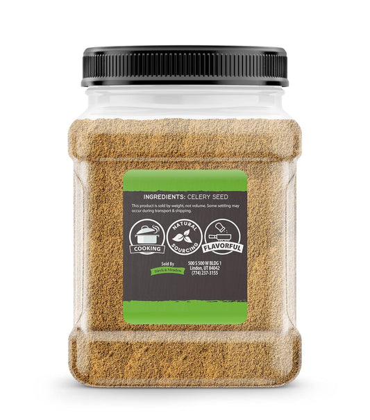 Birch & Meadow 1.5 Lb Of Ground Celery Seed, Aromatic Flavor, Brine Seasonings & Pickling Spices