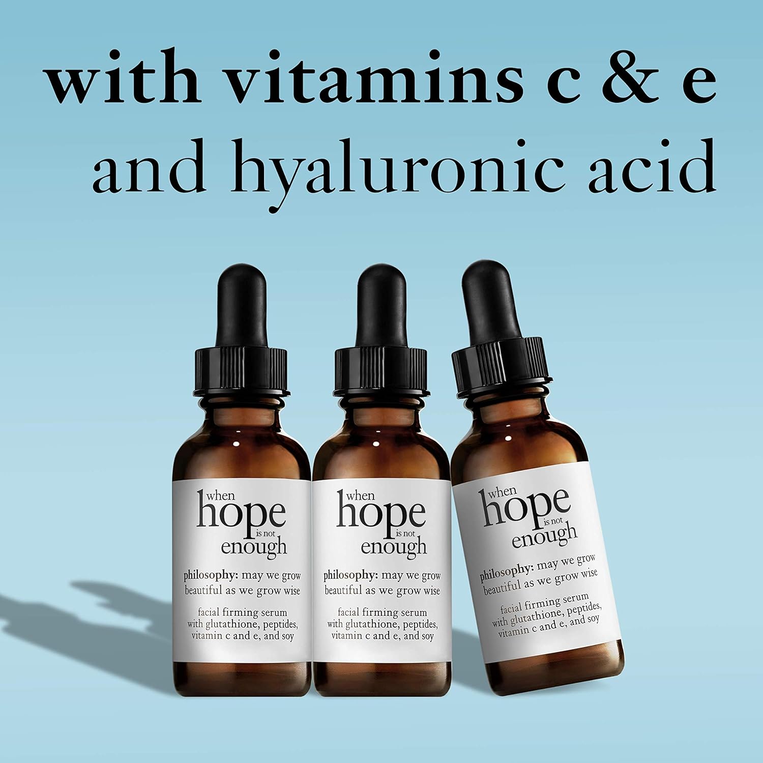 philosophy when hope is not enough - facial firming serum, 1 oz : Beauty & Personal Care