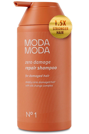 Zero Damage Hair Repair Shampoo For Strengthening Hair | Clarifying Shampoo For Build Up W/Ceramides, Panthenol & Polyphenol | Purifying Shampoo No Sulfates No Parabens 17.63Oz