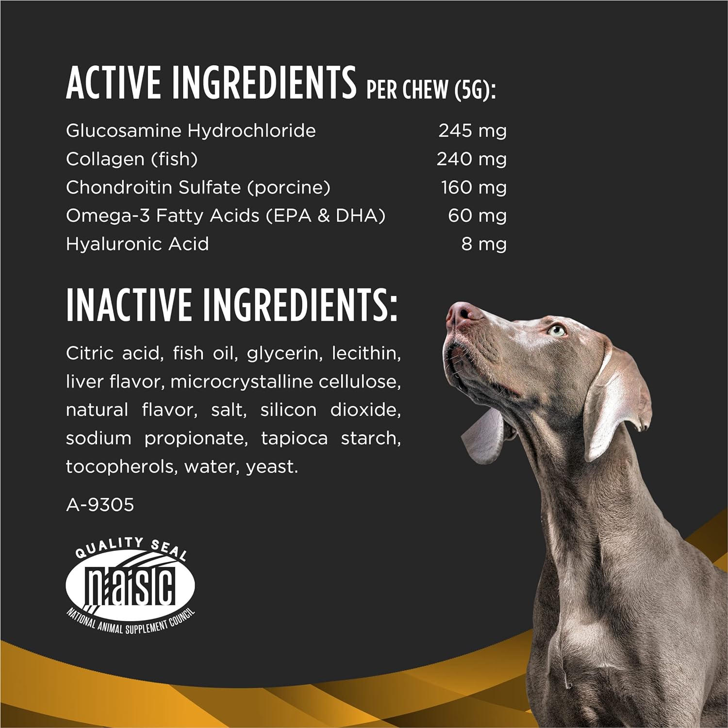 Purina Pro Plan Veterinary Joint Care Joint Supplement for Large Breed Dogs Hip and Joint Supplement - 30 ct. Pouch : Pet Supplies