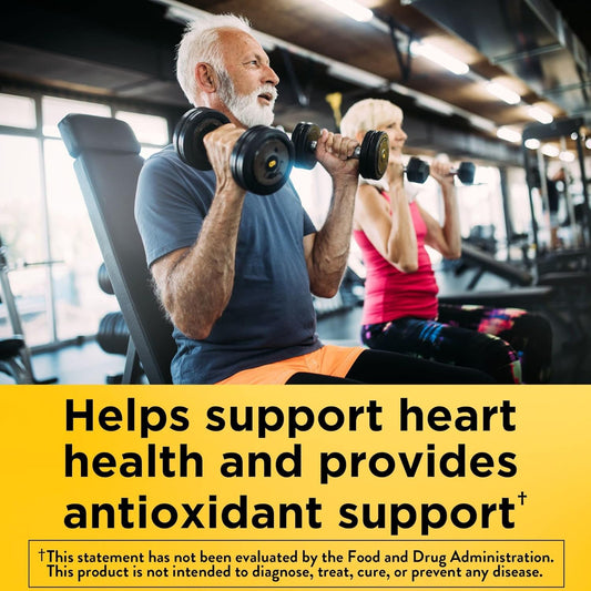 Nature Made Coq10 100Mg With Black Pepper Extract For Enhanced Nutrient Absorption, Dietary Supplement For Heart Health Support, 30 Softgels, 30 Day Supply