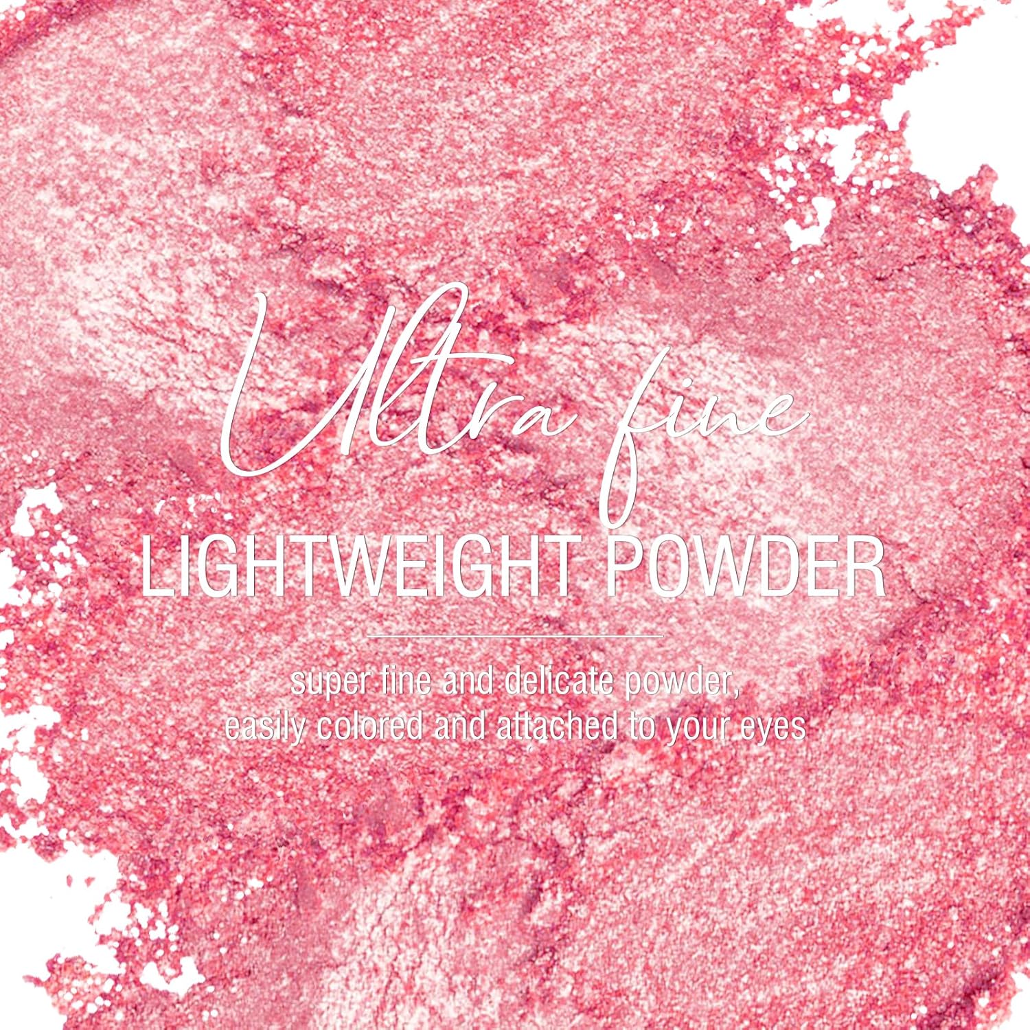 Kyda Single Glitter Eyeshadow - Sparkling Rose Pink, Soft Shimmer Powder, High Pigment Compact, Lightweight Blendable Pearl : Beauty & Personal Care
