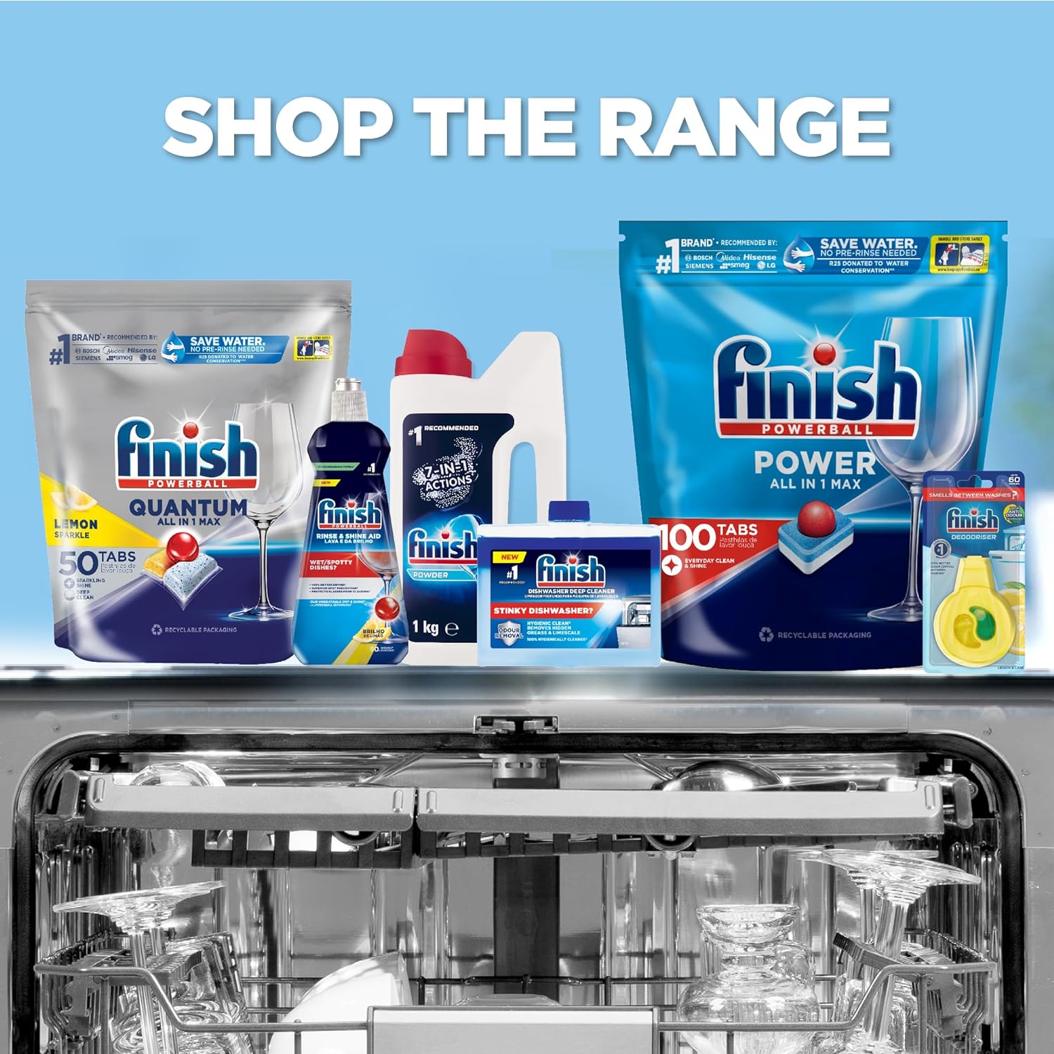 Finish Dishwasher Rinse Aid, 400ml : Health & Household