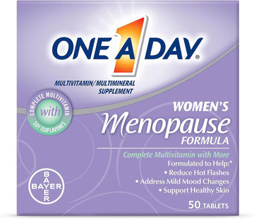 One A Day Women'S Menopause Multivitamin With Vitamin A, Vitamin C, Vitamin D, Vitamin E And Zinc For Immune Health Support, Tablet
