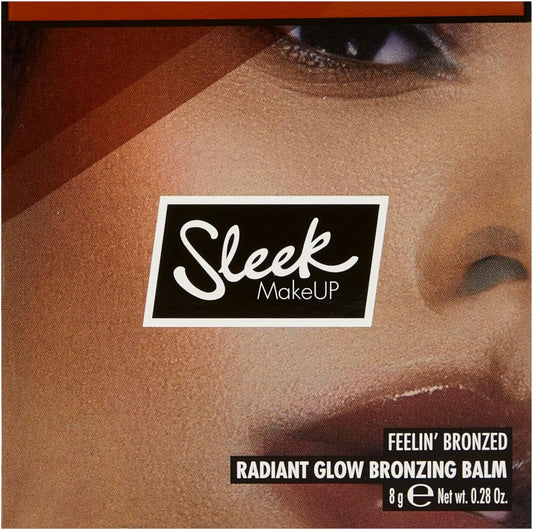 Sleek Makeup Feelin’ Bronzed Radiant Glow Bronzing Balm, Creamy And Blendable Balm Enriched With Vitamin E, Madrid, 8 G