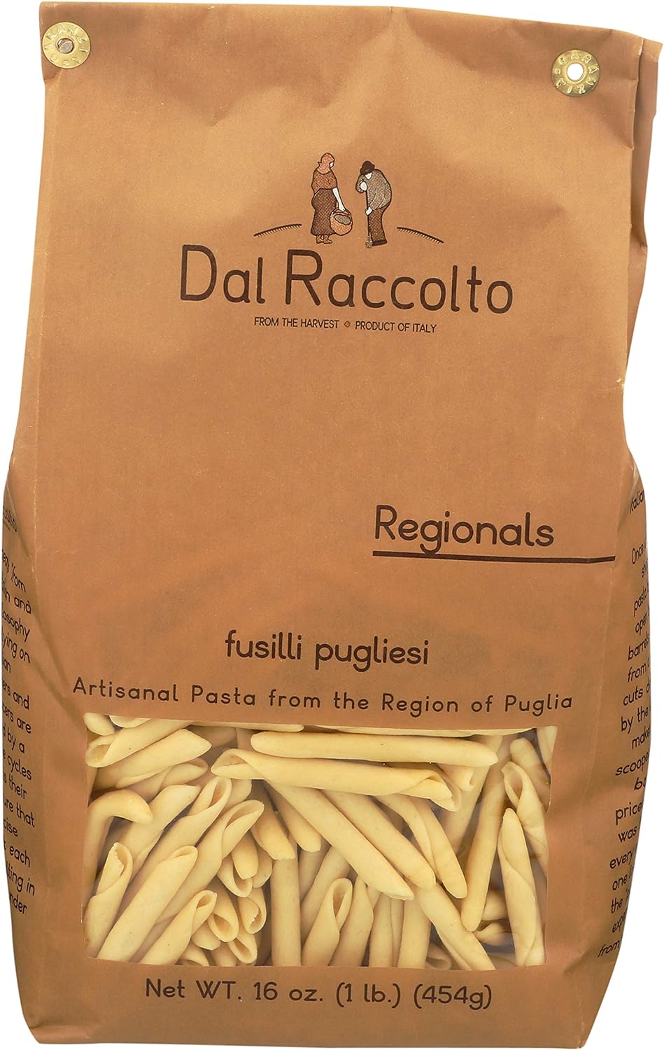 Dal Raccolto Pasta - Fusilli Pugliesi, 1 lb Bag
