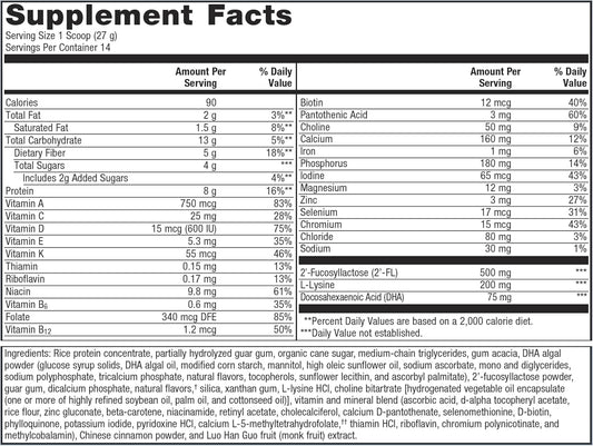 Metagenics Metakids Nutrition Powder - Nutritional Support For Children’S Health* - Vanilla - 13.33 Oz - 14 Servings