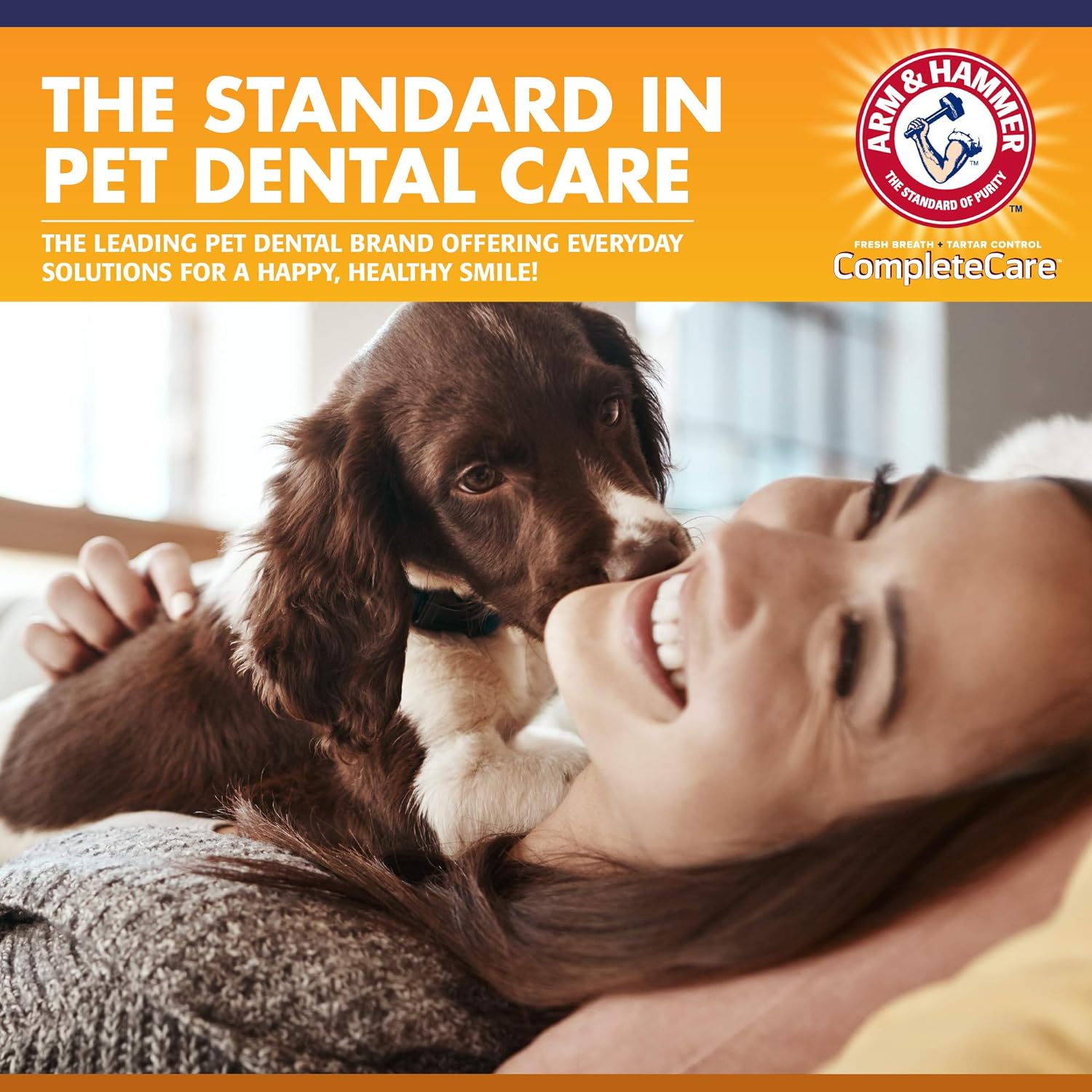 Arm & Hammer Complete Care Enzymatic Dog Toothpaste Value Size | 6.2 oz Peanut Butter Flavor Enzymatic Dog Toothpaste for Puppies | Great Tasting Dog Toothpaste with Arm & Hammer Baking Soda : Health & Household