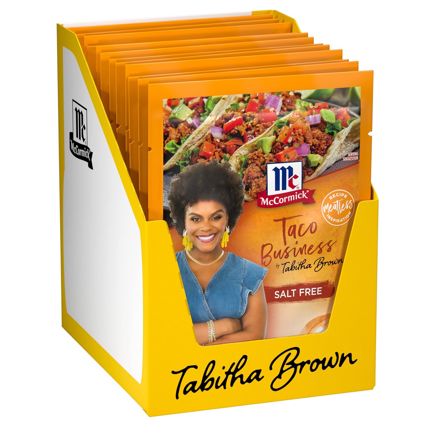 Mccormick Taco Business Seasoning Mix By Tabitha Brown, 1 Oz (Pack Of 12)