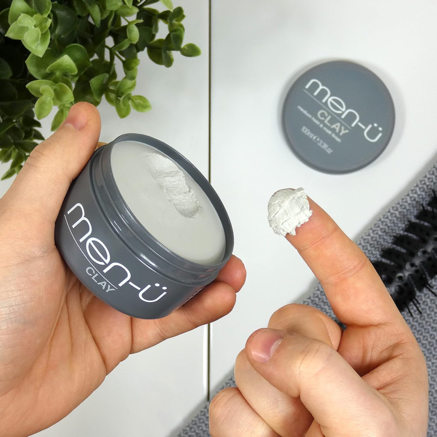 men-u CLAY styling 100ml, mens hair products – Great for matt & choppy styles. SIGNATURE MELON FRAGRANCE - Mens hair wax, medium hold & matt finish.100ml styling puck : Amazon.co.uk: Beauty