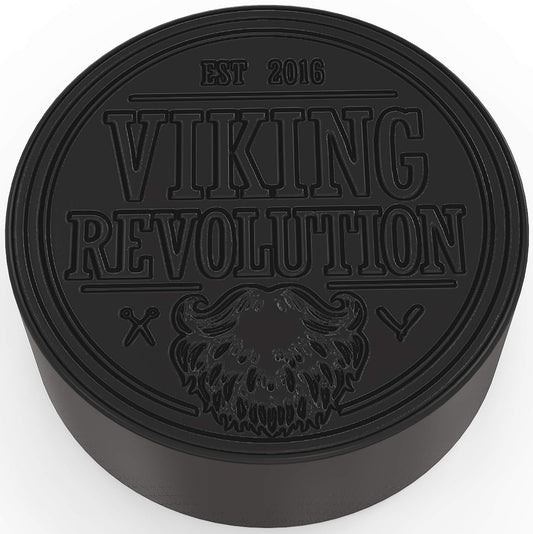 Viking Revolution Skin Cleaning Agent Activated Charcoal Soap For Men W/Dead Sea Mud, Body And Face, Cleanser,Cleansing Blackheads - Peppermint & Eucalyptus Scent 0.7 Fl Oz (Pack Of 1)