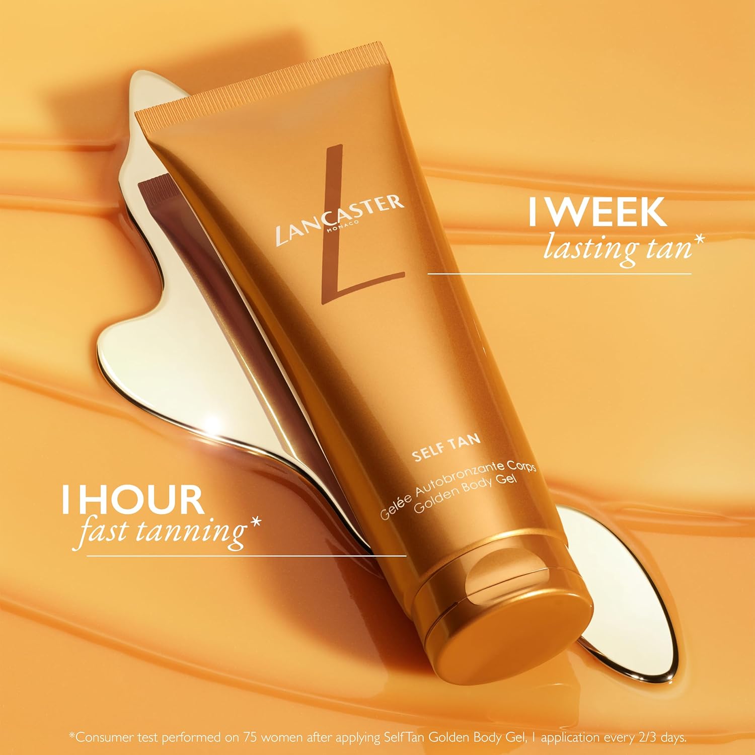Lancaster Self Tan Golden Body Gel 125ml | Natural Summer Tan | Healthy-Looking Golden Glow | 2-in-1 Perfecting Self Tanner and Body Moisturiser | Easy-to-Spread Formula : Amazon.co.uk: Beauty