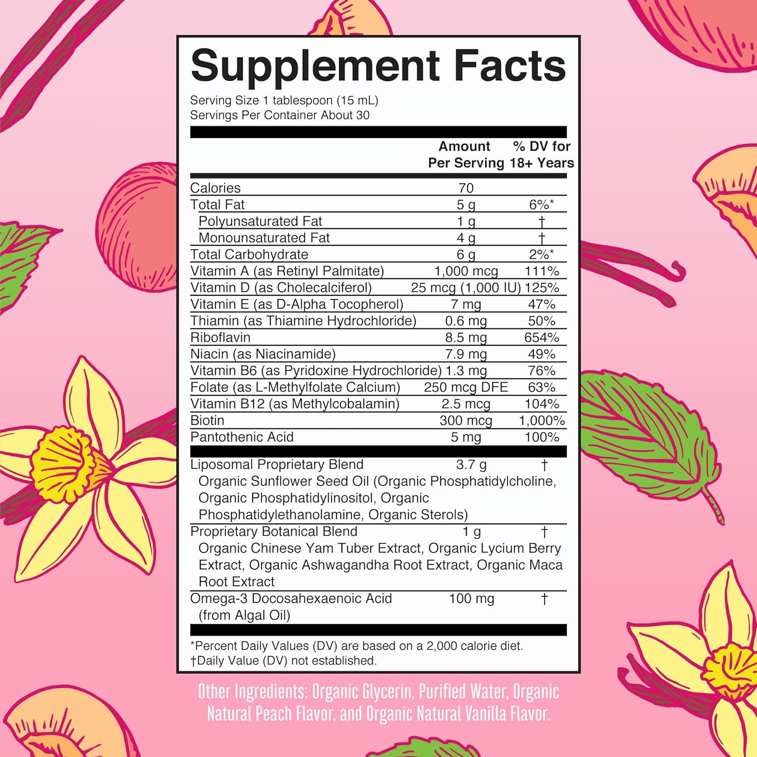 MaryRuth Organics USDA Organic Multivitamin for Women, Sugar Free Womens Multivitamin, Liquid Vitamins for Women, Immune Support Supplement, Ashwagandha, Methylfolate, Vegan, Non-GMO, 15.22 Fl Oz