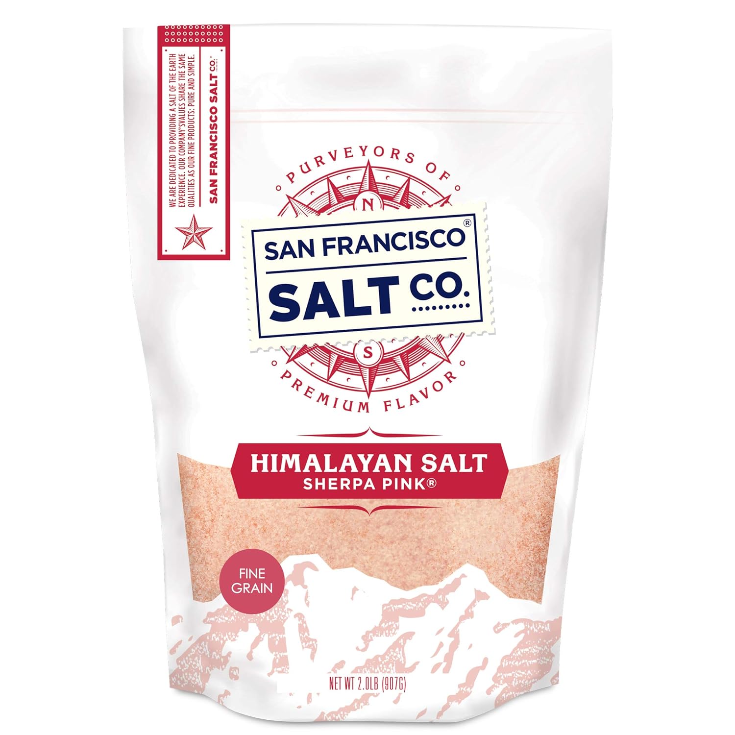 Sherpa Pink Himalayan Salt - 2 Lbs. Fine Grain