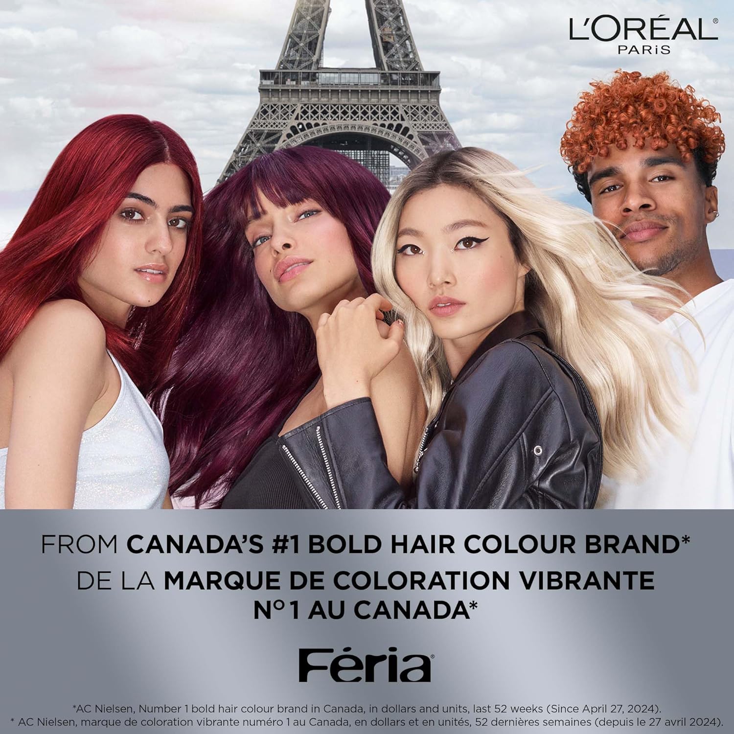 L'Oreal Paris Feria Multi-Faceted Shimmering Permanent Hair Color, Extreme Platinum, Pack of 1, Hair Dye : Hair Highlighting Products : Beauty & Personal Care