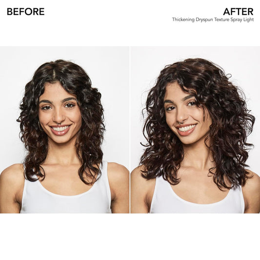 Bumble And Bumble. Thickening Dryspun Texture Spray Light | For Soft Texture + Light Hold | Curly, Wavy, Straight, 4.12 Ounce : Beauty & Personal Care