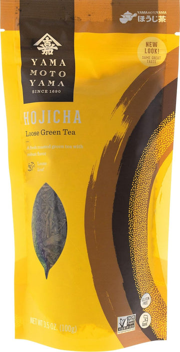 Yama Moto Yama Loose Houji Cha Roasted Green Tea, 3.52 Ounce (Pack Of 12)