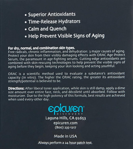 Epicuren Discovery Orac Age-Protect Serum, 1 Oz