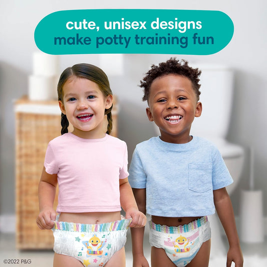 Pampers Pure Protection Training Pants Baby Shark - Size 2T-3T, 60 Count, Premium Hypoallergenic Training Underwear