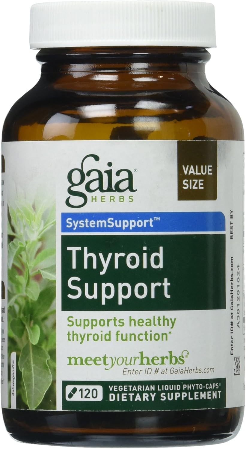 Thyroid Support Formula Pro 120 lVegetarian Capsules by Gaia Herbs