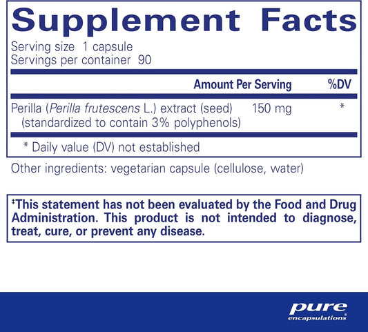 Pure Encapsulations Perilla Extract | Support For Healthy Modulation Of Th2 Cytokines And Mucosal Health* | 90 Capsules
