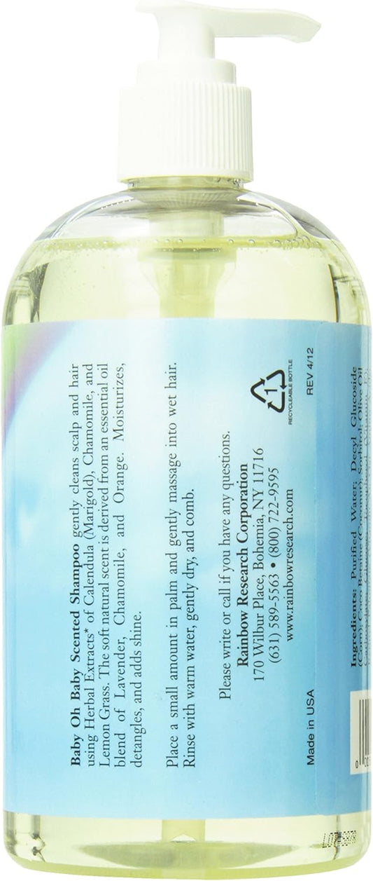 Rainbow Research Scented Organic Herbal Shampoo, 16 Fluid Ounce