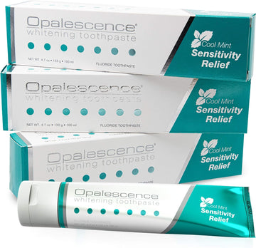 Opalescence Whitening Toothpaste for Sensitive Teeth - Oral Care, Mint Flavor, Gluten Free - 3 Pack