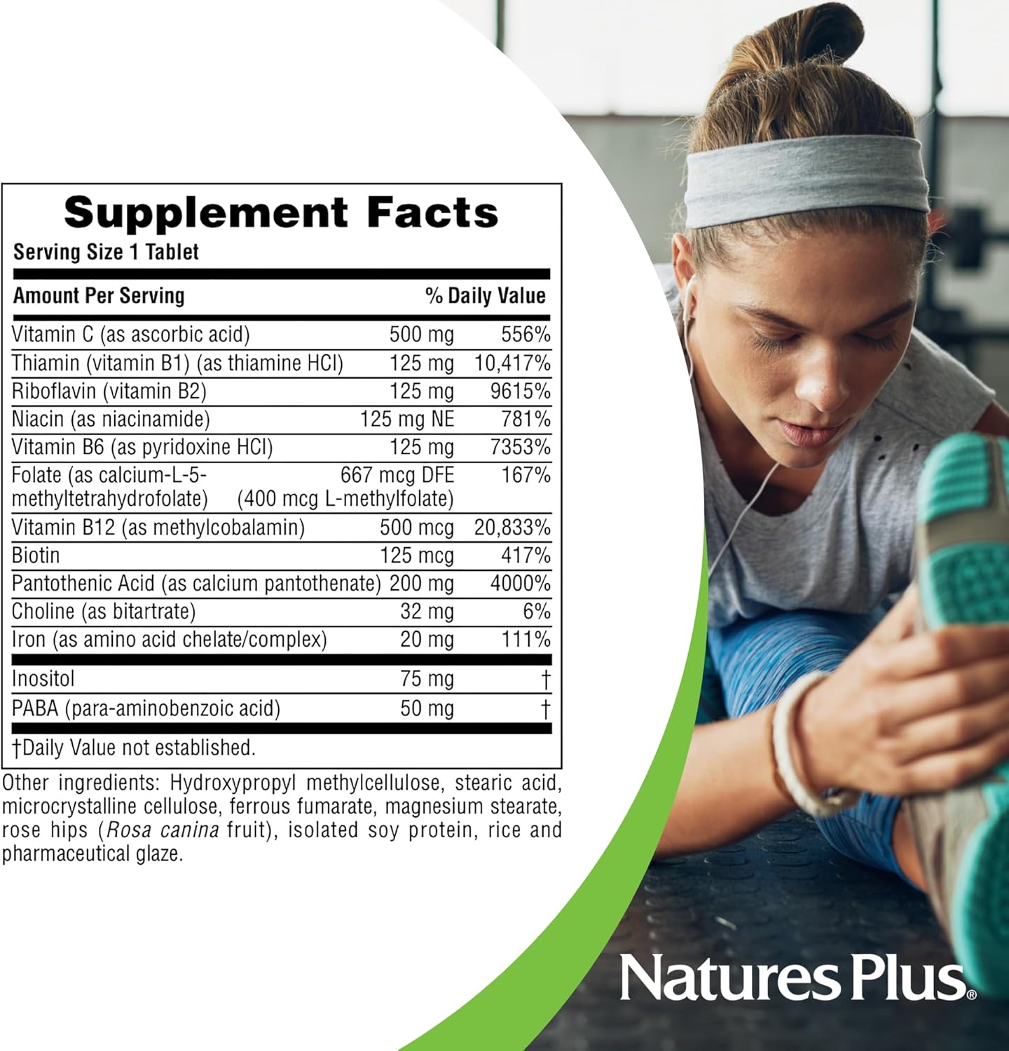 Nature'S Plus Ultra-Stress With Iron - Sustained Release Tablets, 90 Count