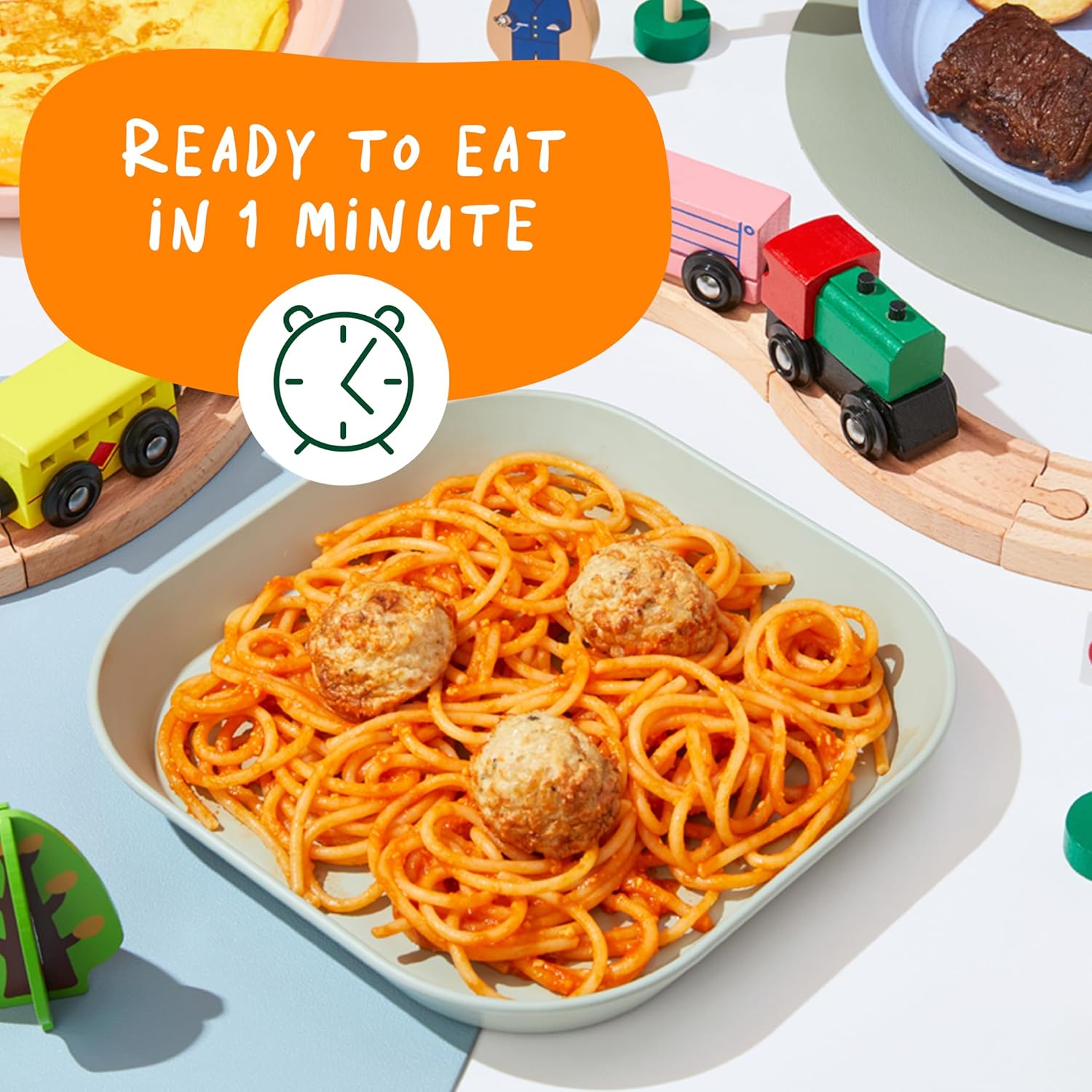 Nurture Life Kids Meals, Swedish Meatballs, Healthy Toddler & Kid Food, Freshly Cooked, Made To Order, Ships In Refrigerated Box, Nutritious Toddler Meals, Ready To Eat School Lunch, Organic Focus