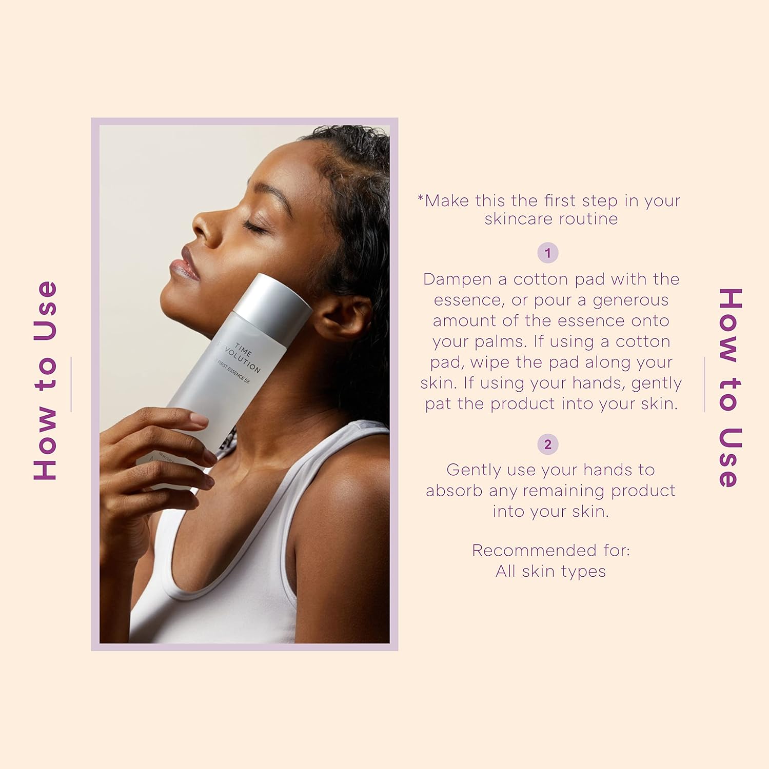 Missha Time Revolution The First Essence 5X (5Th Gen) 5.07 Fl Oz/ 150Ml, Korean Face Essence, Facial Toner, Glass Skin, Hydrating Firming Ph Balancing Toner For All Skin Types : Beauty & Personal Care