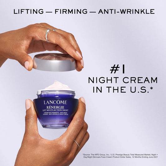 Lancôme Rénergie Skincare Set - H.C.F. Triple Serum 1.7 Fl Oz & Multi-Action Night Cream 2.5 Fl Oz