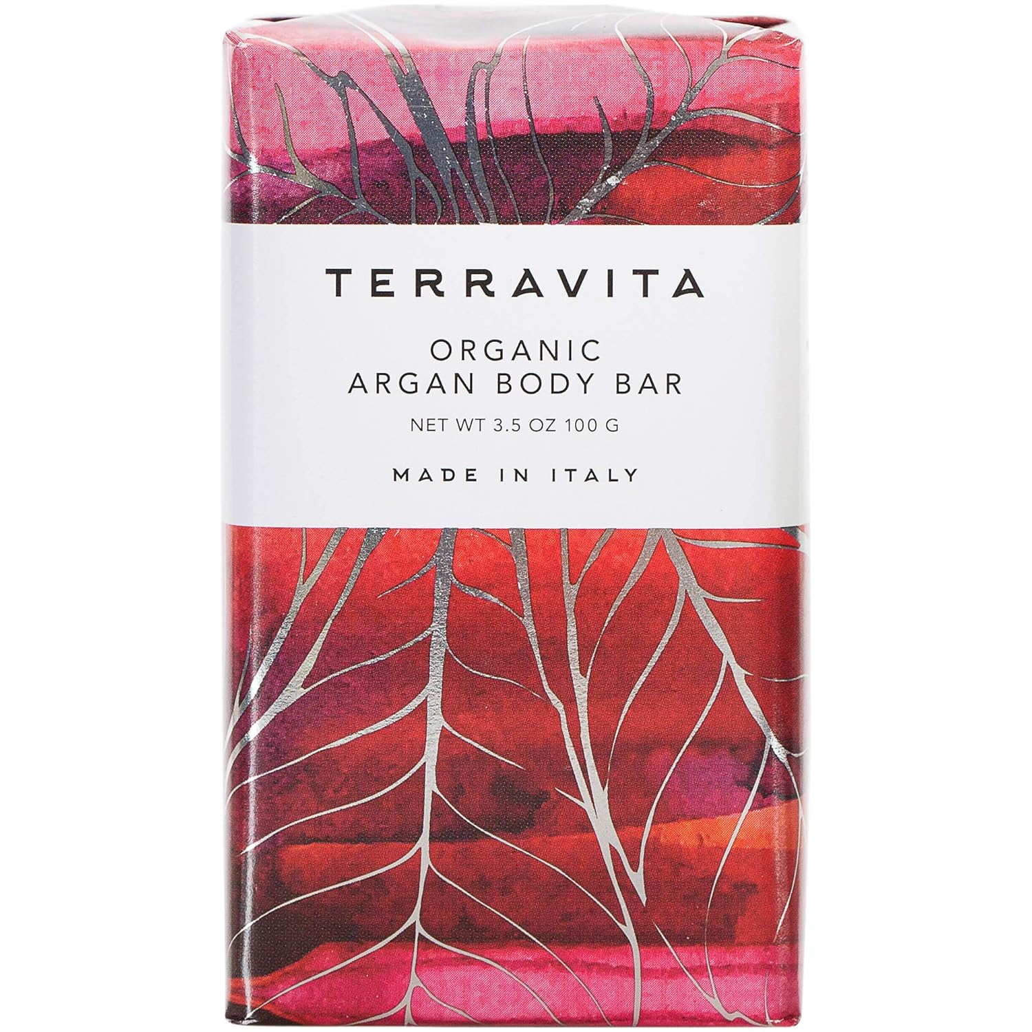 Terravita Organic, Vegan, & Gluten-Free Body Bar Soap, Olive, 100 Gram