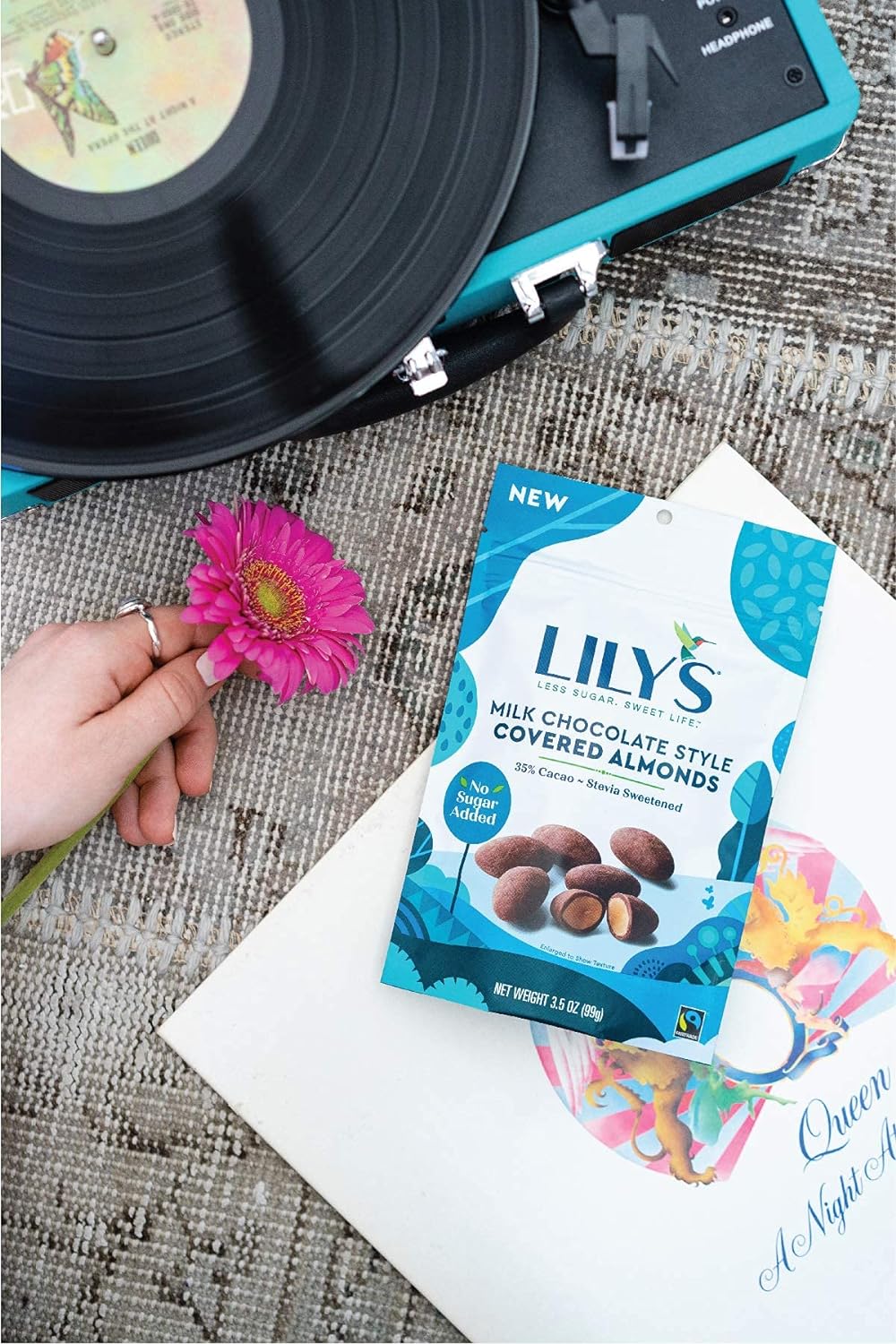 Lily'S Milk Chocolate Style Covered Almonds, Stevia Sweetened, No Added Sugar, Low-Carb, Keto-Friendly, Gluten-Free & Non-Gmo, 3.5 Ounce (Pack Of 3), 10.5 Ounce