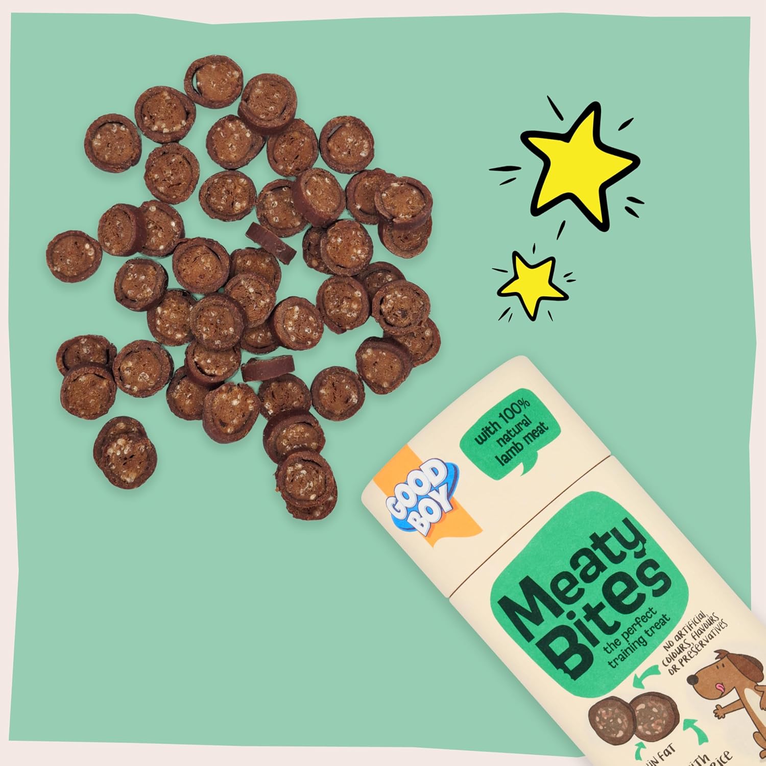 Good Boy Meaty Bites Lamb with Rice - Low Fat Dog Treats - Bulk Box 6 x 70g : Amazon.co.uk: Pet Supplies