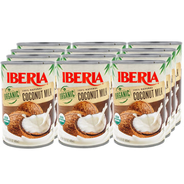 Iberia Organic Coconut Milk, 13.5 Fl. Oz. (Pack Of 12)