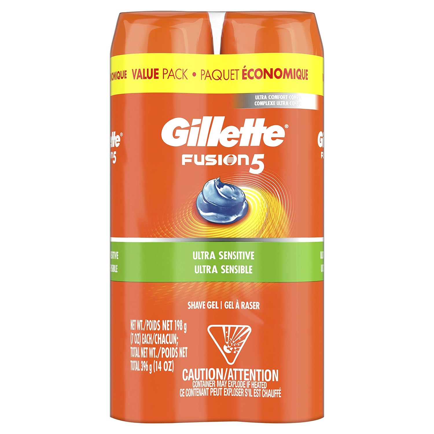 Gillette Fusion Ultra Sensitive Hydra Gel Men