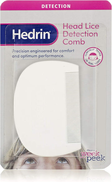 Hedrin Detection Nit Comb, Quickly Detect And Remove Head Lice & Eggs, Fast, Effective Nit & Head Lice Treatment, Suitable For All Hair Types, Adults & Children (Pack Of 1)