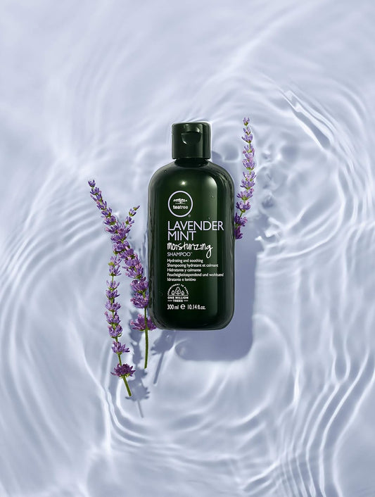 Tea Tree Lavender Mint Moisturizing Shampoo, Hydrates + Soothes, For Coarse + Dry Hair