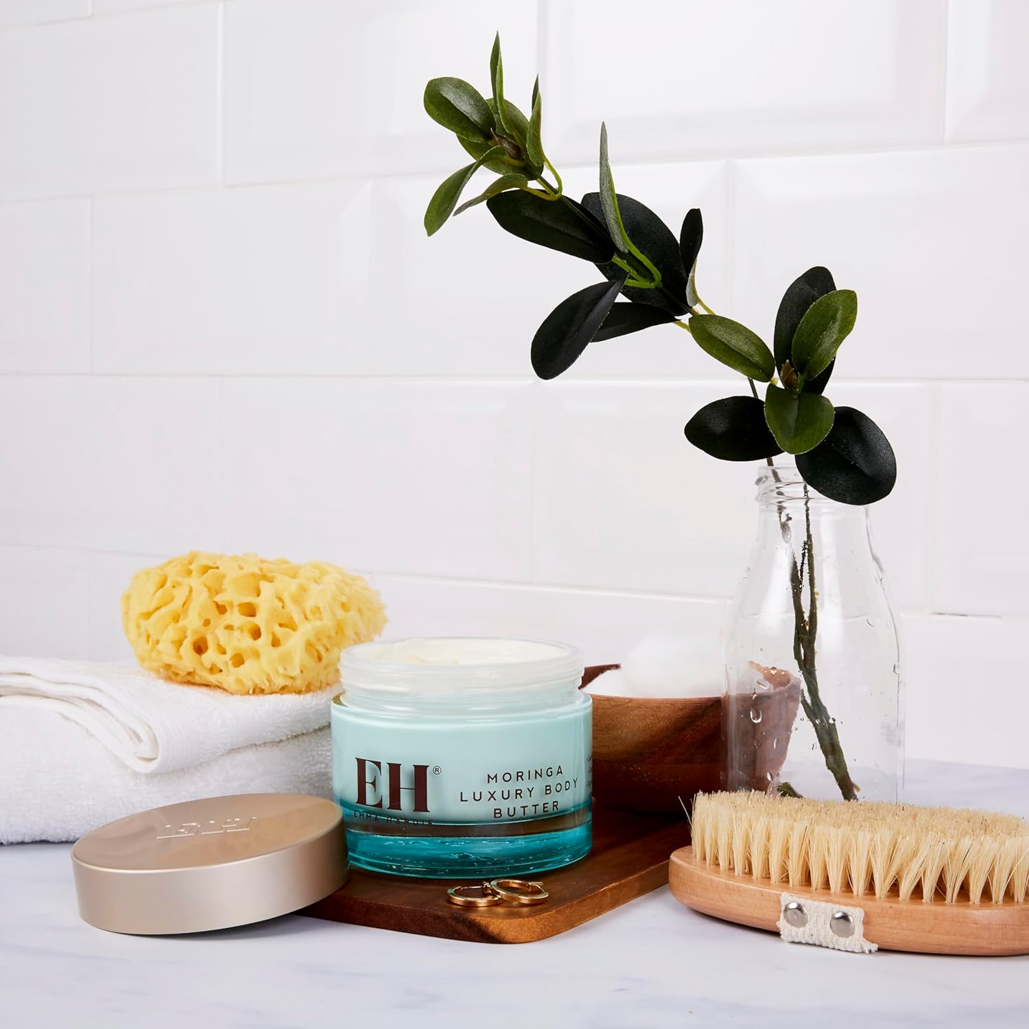 Emma Hardie 200Ml Moringa Luxury Body Butter, Rich Nourishment For The Body That Helps To Reinforce The Skin'S Protective Barrier, Rejuvenate And Deeply Hydrate, Vegan & Cruelty Free : Beauty & Personal Care