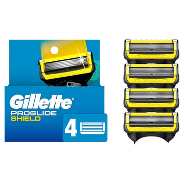 Gillette Proglide Shield Razor Refills For Men, 4 Blade Refills