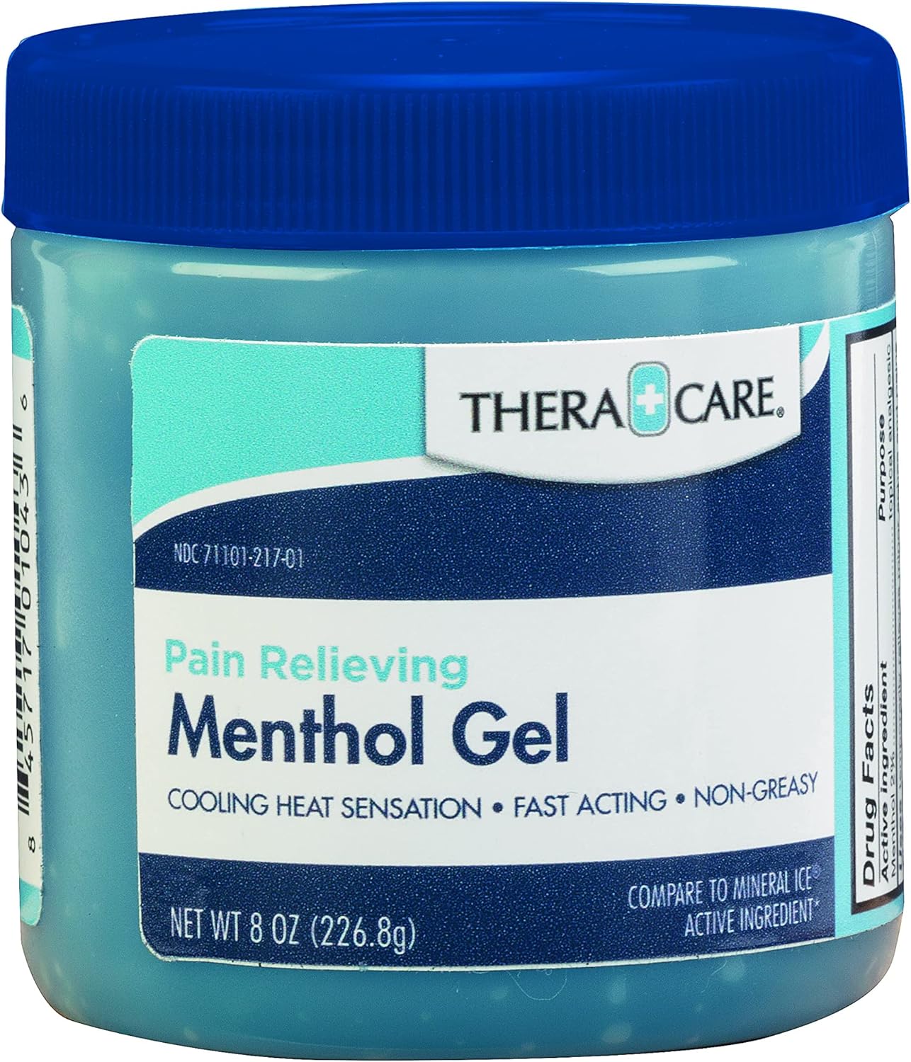 Thera|Care Pain Relieving Menthol Gel | Temporarily Relieves The Minor Aches And Pains Of Muscles And Joints | Size: 8 Oz. : Health & Household