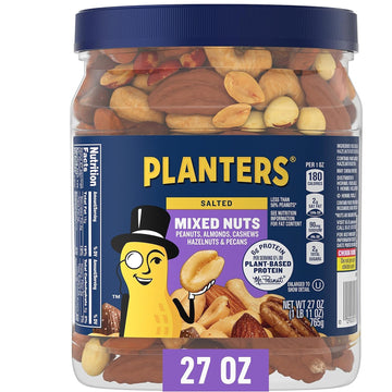 Planters Mixed Nuts Jar, 27 Ounce