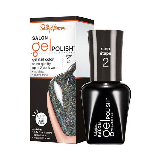 Sally Hansen Salon Pro Gel Nail Polish Lacquer, Glisten Up!, 0.24 Fl. Oz