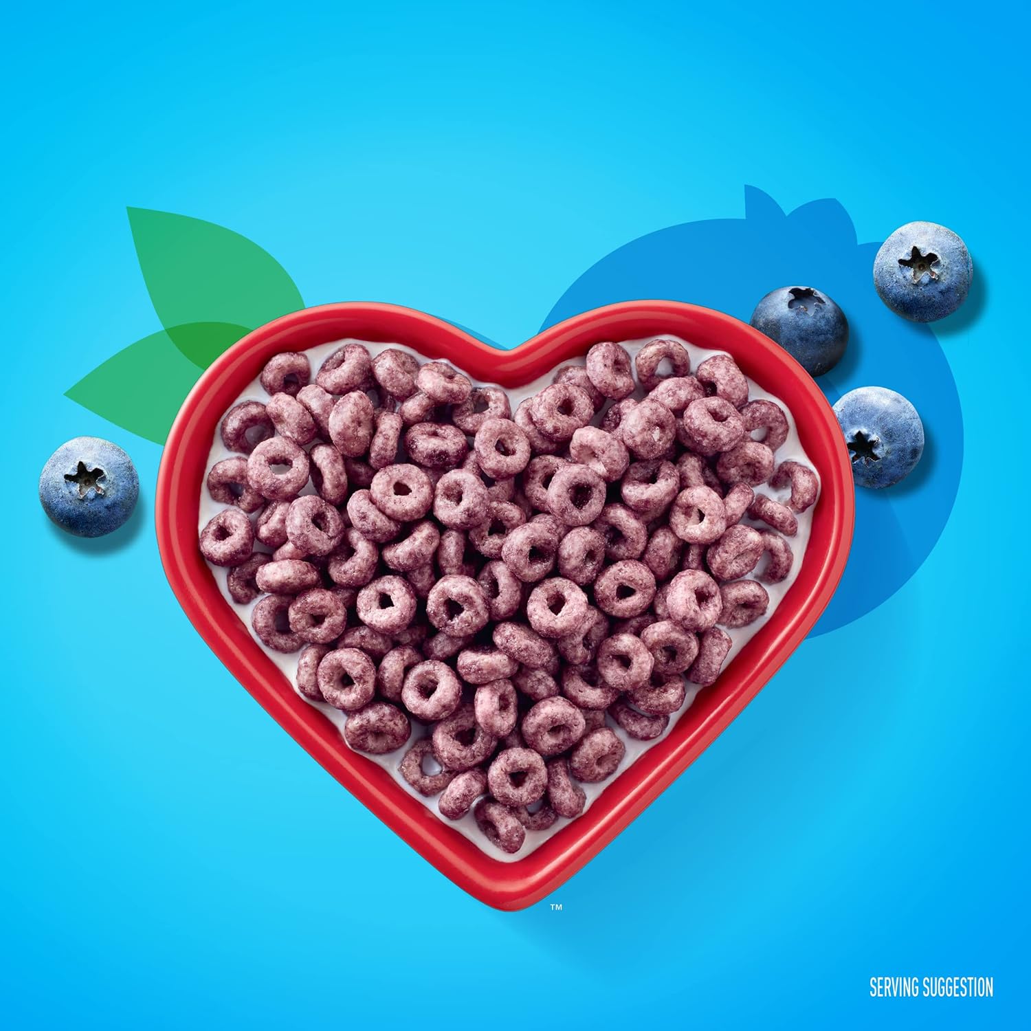 Blueberry Cheerios, Heart Healthy Cereal, Large Size, 14.2 OZ